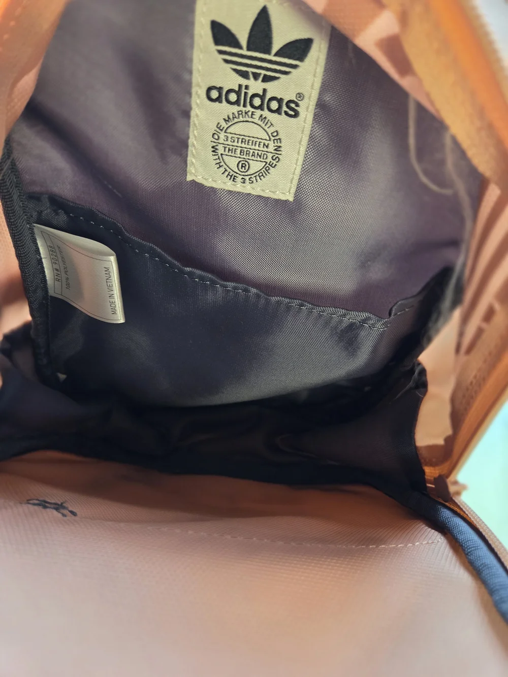 adidas Trefoil Mini Backpack in Blush Pink